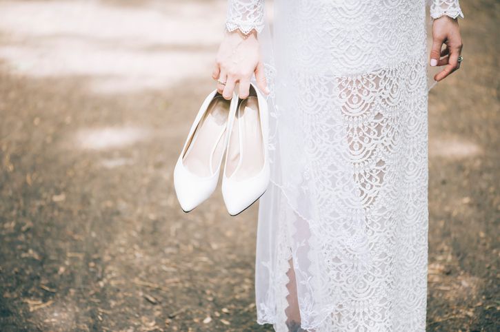 Asos white outlet wedding shoes