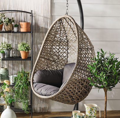 Egg chair swing online aldi