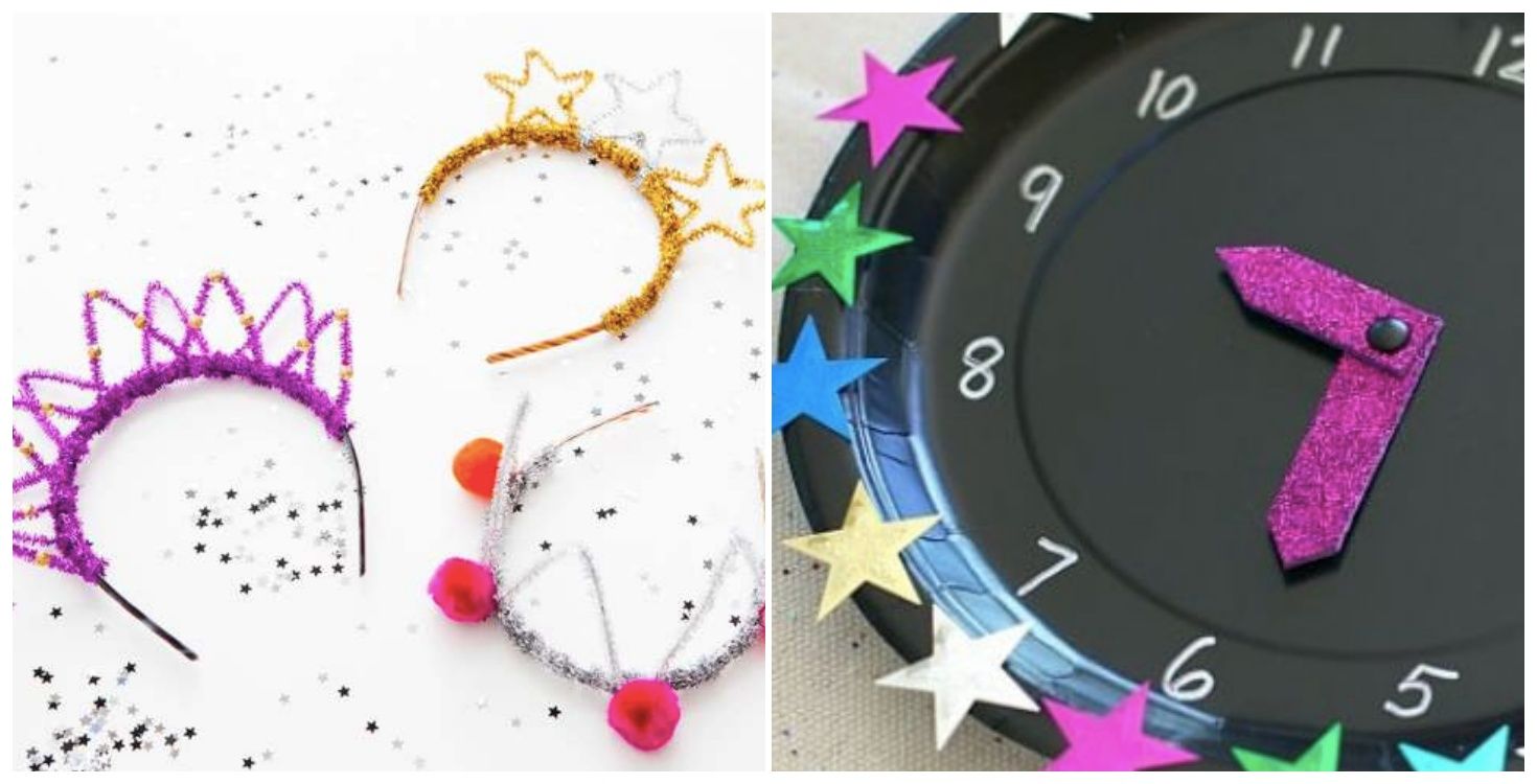 New Year's Eve with Kids: Countdown Clock Craft Using Paper Plates - Buggy  and Buddy